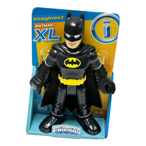Fisher Price Imaginext DC Super Friends Batman XL Action Figure 10 In Black Cape